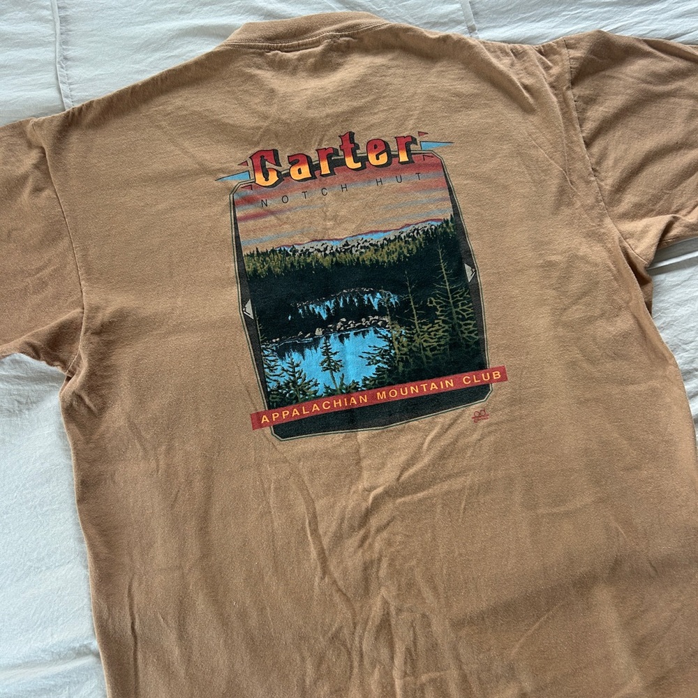 Carter Notch Hut Graphic Tee Vintage New Hampshire Hiking Tee Single Stitch